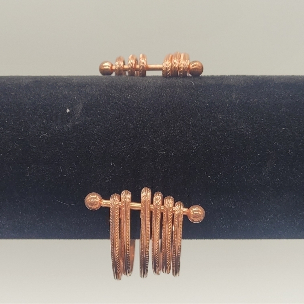 Paparazzi Jewelry Collection Ring and Bracelets (Turquoise and Copper)​​​ - Picture 5 of 6